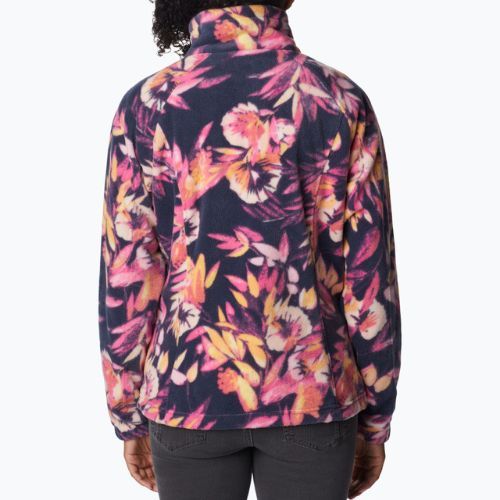 Кофта трекінгова жіноча Columbia Benton Springs Printed Fleece wild geranium/wisterian