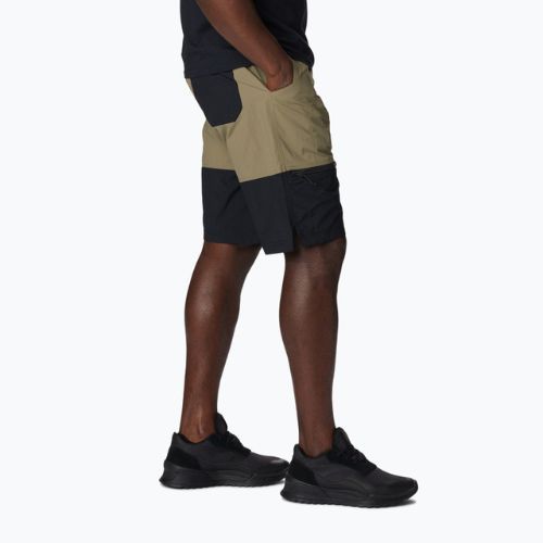 Шорти трекінгові чоловічі Columbia Summerdry Belted stone green/black