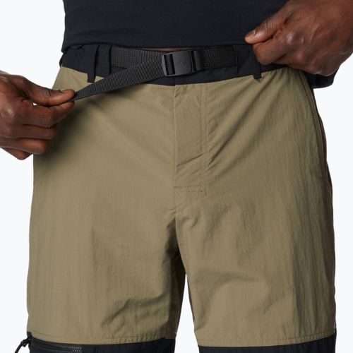 Шорти трекінгові чоловічі Columbia Summerdry Belted stone green/black