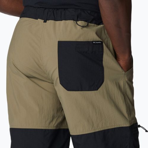 Шорти трекінгові чоловічі Columbia Summerdry Belted stone green/black