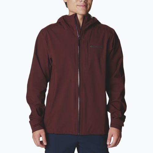 Куртка дощовик чоловіча Columbia Omni-Tech Ampli-Dry elderberry