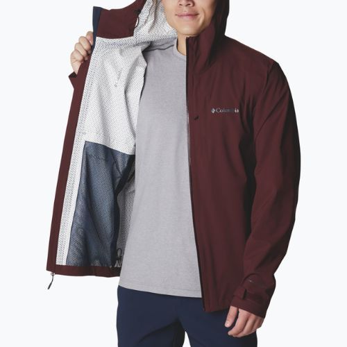 Куртка дощовик чоловіча Columbia Omni-Tech Ampli-Dry elderberry