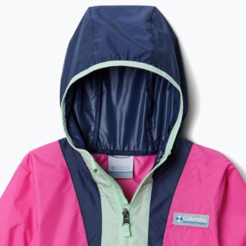 Вітровка дитяча Columbia Back Bowl Hdd Windbreaker pink ice/nocturnal/key west