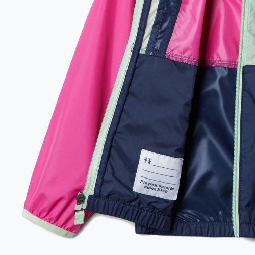 Вітровка дитяча Columbia Back Bowl Hdd Windbreaker pink ice/nocturnal/key west