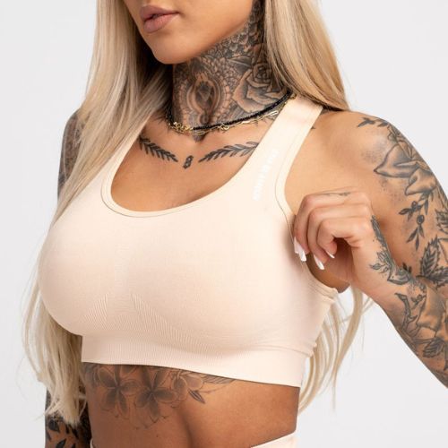 Бюстгальтер спортивний Gym Glamour Compress Almond 464