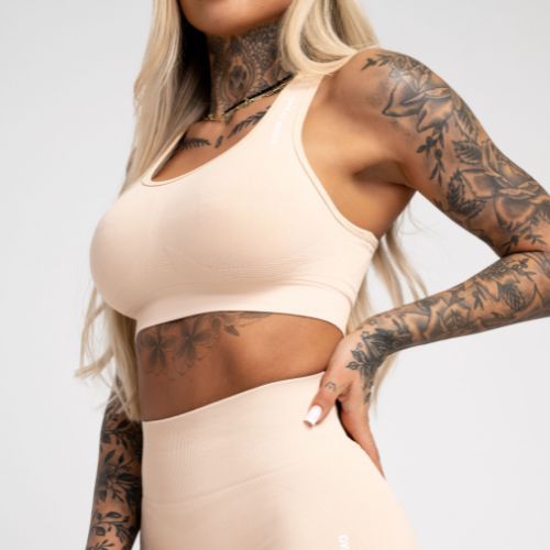 Бюстгальтер спортивний Gym Glamour Compress Almond 464