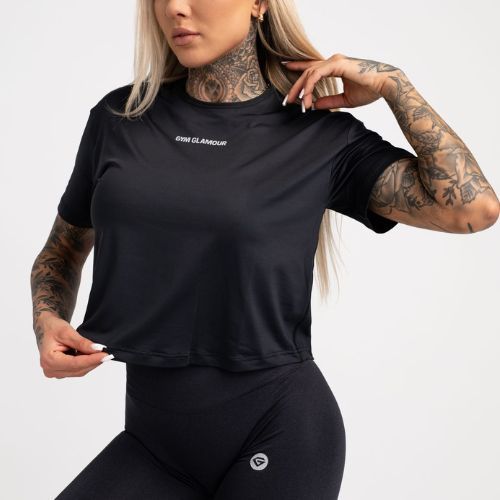 Футболка для тренувань жіноча Gym Glamour Sport Black 424