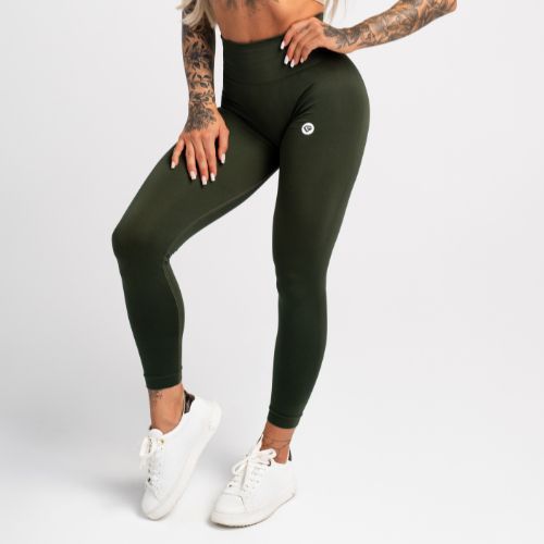 Легінси тренувальні жіночі Gym Glamour Flexible Khaki 430