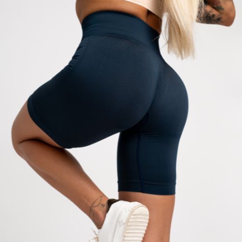 Шорти для тренувань жіночі Gym Glamour Flexible Dark Sea 437
