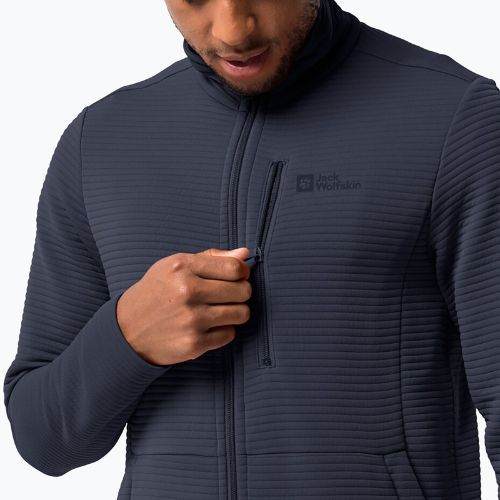 Кофта трекінгова чоловіча Jack Wolfskin Modesto синя 1706483