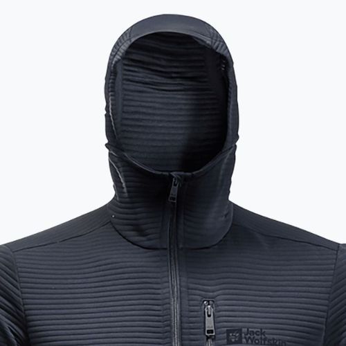 Кофта трекінгова чоловіча Jack Wolfskin Modesto Hooded синя 1706493