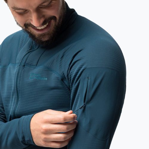 Кофта трекінгова чоловіча Jack Wolfskin Prelight FZ синя 1711001