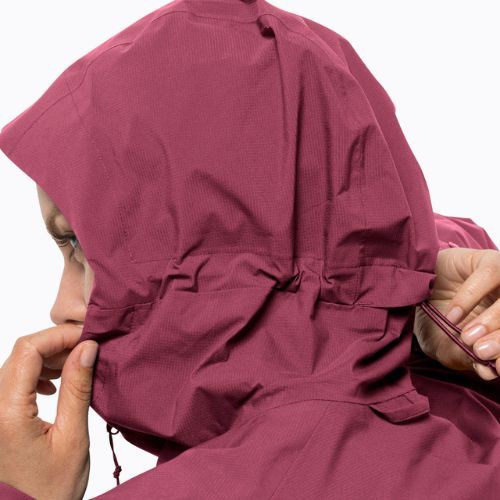 Куртка дощовик жіноча Jack Wolfskin Elsberg 2.5L червона 1115951_2198_005