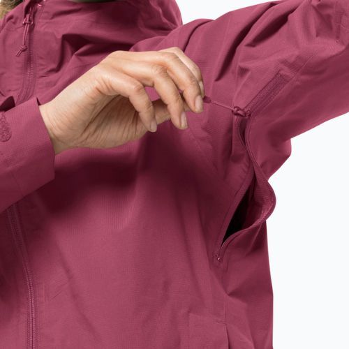 Куртка дощовик жіноча Jack Wolfskin Elsberg 2.5L червона 1115951_2198_005