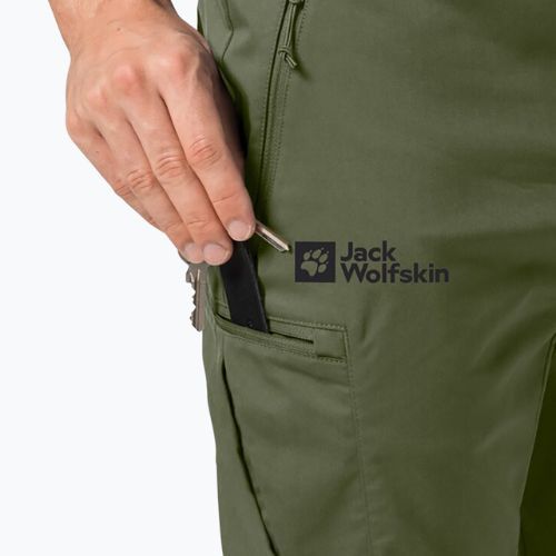 Штани софтшел чоловічі Jack Wolfskin Activate Tour зелені 1507451