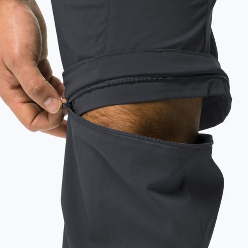 Штани софтшел чоловічі Jack Wolfskin Glastal Zip Away сірі 1508301