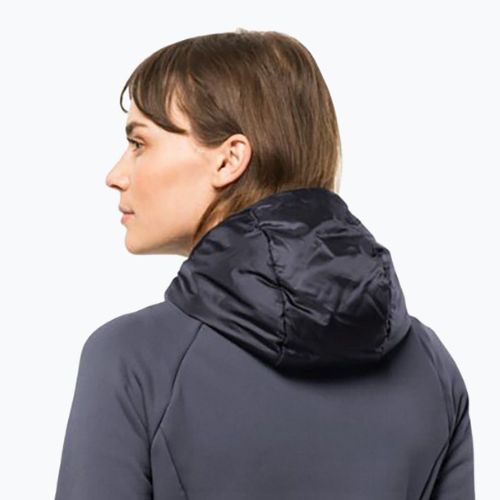 Куртка гібридна жіноча Jack Wolfskin Routeburn Pro Hybrid сіра 1710861