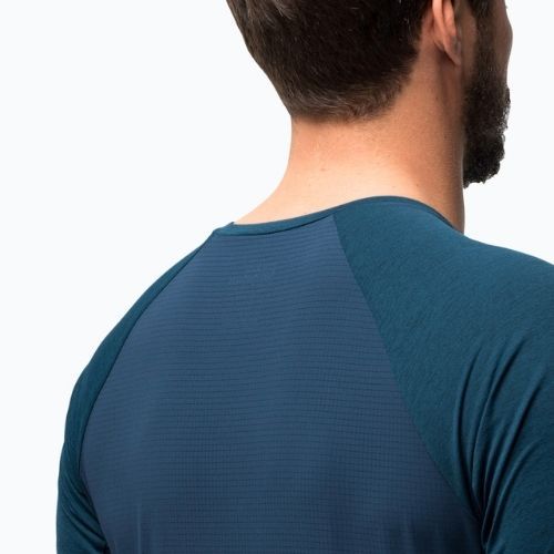 Футболка трекінгова чоловіча Jack Wolfskin Prelight Pro синя 1809251