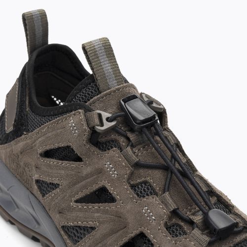 Взуття трекінгове чоловіче Jack Wolfskin Woodland 2 Hybrid Low коричневе 4051301