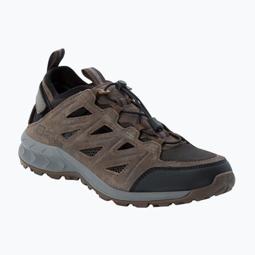 Взуття трекінгове чоловіче Jack Wolfskin Woodland 2 Hybrid Low коричневе 4051301