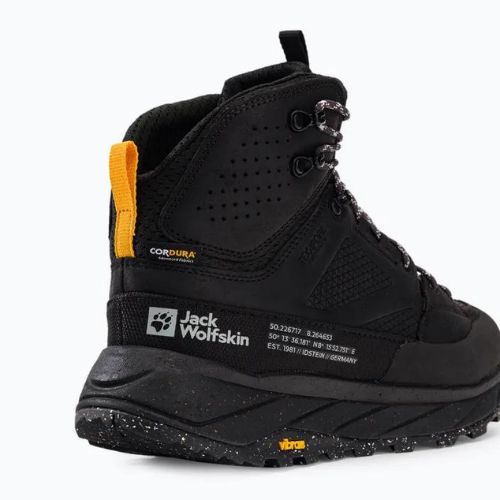 Взуття трекінгове чоловіче Jack Wolfskin Terraquest Texapore Mid чорне 4056381_6000_110
