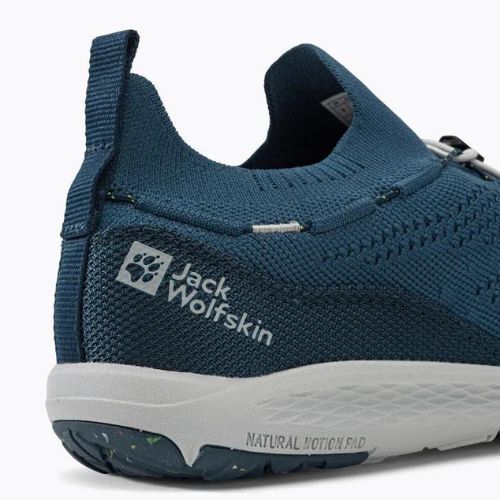 Взуття туристичне чоловіче Jack Wolfskin Spirit Knit Low блакитне 4056621_1274_105