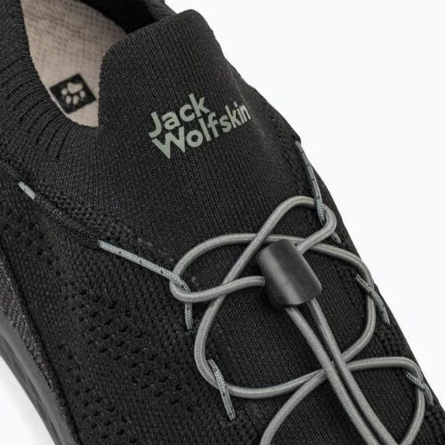 Взуття туристичне чоловіче Jack Wolfskin Spirit Knit Low чорне 4056621_6350_065