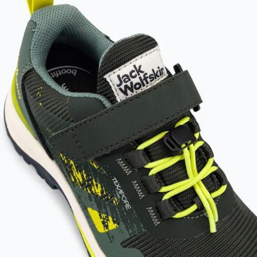 Взуття туристичне дитяче Jack Wolfskin Vili Hiker Texapore Low зелене 4056831_4136_350