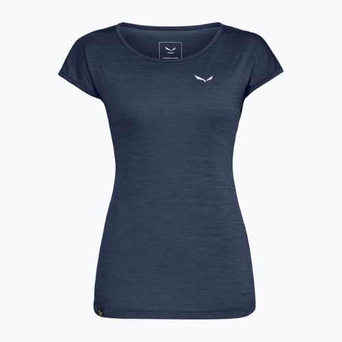 Футболка трекінгова жіноча Salewa Puez Melange Dry синя 00-0000026538