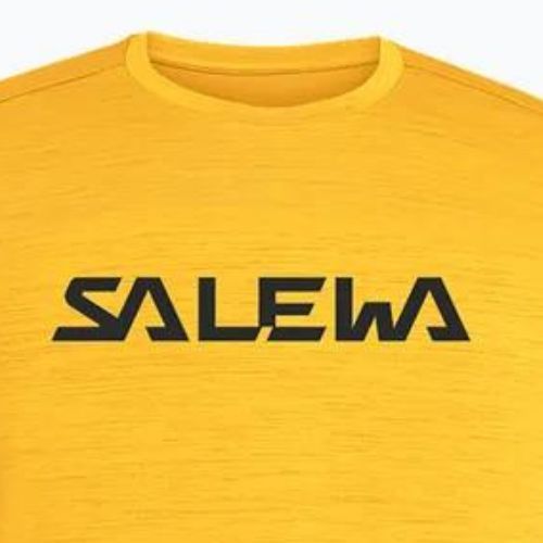 Футболка трекінгова чоловіча Salewa Puez Hybrid 2 Dry жовта 00-0000027397