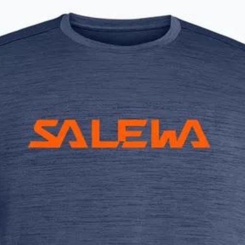 Футболка трекінгова чоловіча Salewa Puez Hybrid 2 Dry navy blazer melange 00-0000027397
