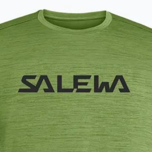 Футболка трекінгова чоловіча Salewa Puez Hybrid 2 Dry зелена 00-0000027397