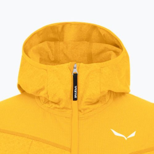 Кофта флісова дитяча Salewa Agner Melange PL FZ Hoody жовта 00-0000027768