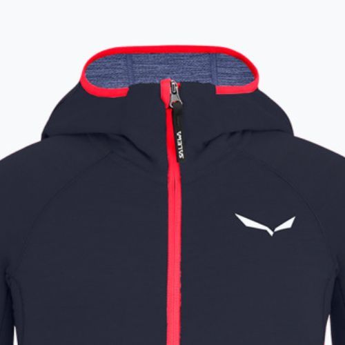 Кофта флісова дитяча Salewa Puez Hybrid PL FZ Hoody синя 00-0000027769