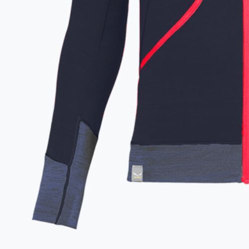 Кофта флісова дитяча Salewa Puez Hybrid PL FZ Hoody синя 00-0000027769