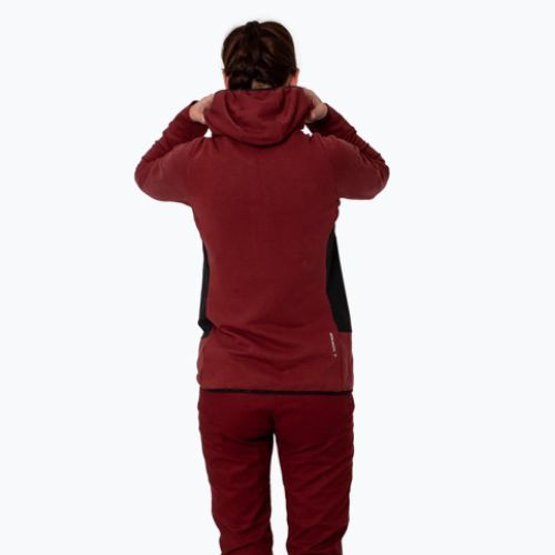 Кофта трекінгова жіноча Salewa Lavaredo Hemp Hooded червона 00-0000028238