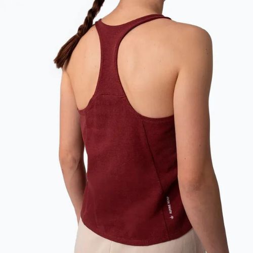Футболка для скелелазіння жіноча Salewa Lavaredo Hemp Crop Tank червона 00-0000028369
