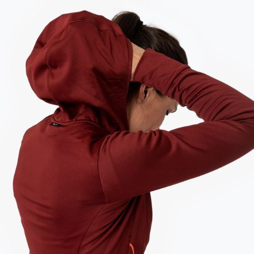 Кофта трекінгова жіноча Salewa Puez Polarlite Hooded червона 00-0000028522