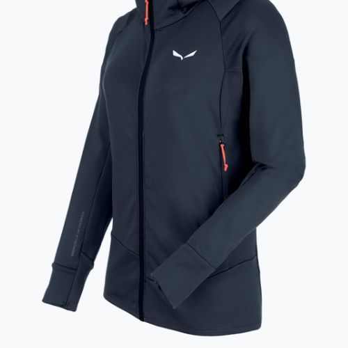 Кофта трекінгова жіноча Salewa Puez Polarlite Hooded синя 00-0000028522