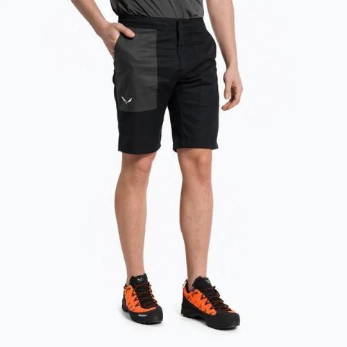 Шорти для скелелазіння чоловічі Salewa Lavaredo Hemp Ripstop чорні 00-0000028552