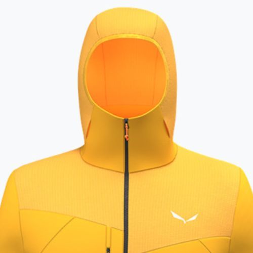 Кофта трекінгова чоловіча Salewa Agner Polarlite Hooded жовта 00-0000028557