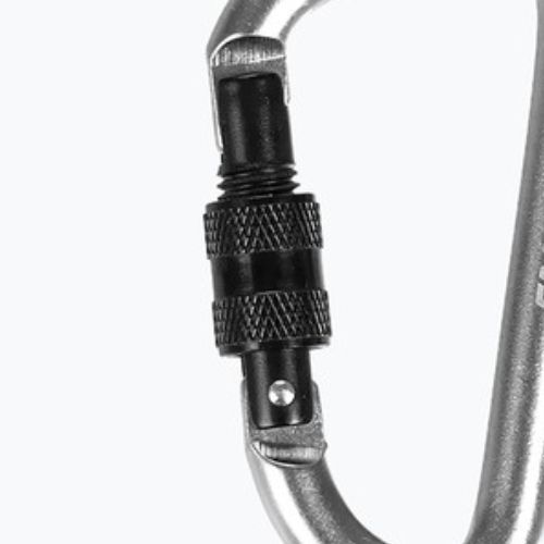 Карабін Salewa D-Shape Carbiner With Screw сріблястий 00-0000034102