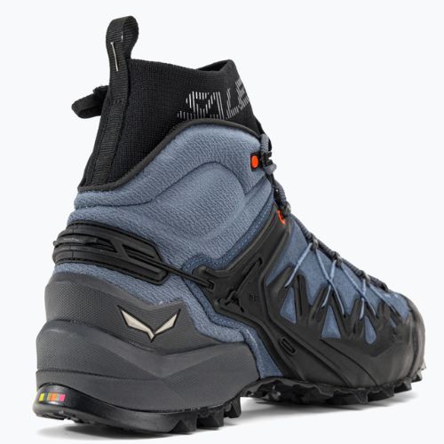 Черевики для альпінізму чоловічі Salewa Wildfire Edge Mid GTX чорно-блакитні 00-0000061350