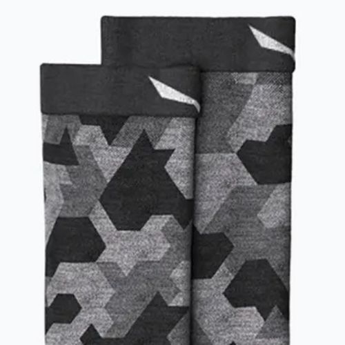 Шкарпетки трекінгові чоловічі Salewa Pedroc Camo AM Crew чорно-сірі 00-0000069039