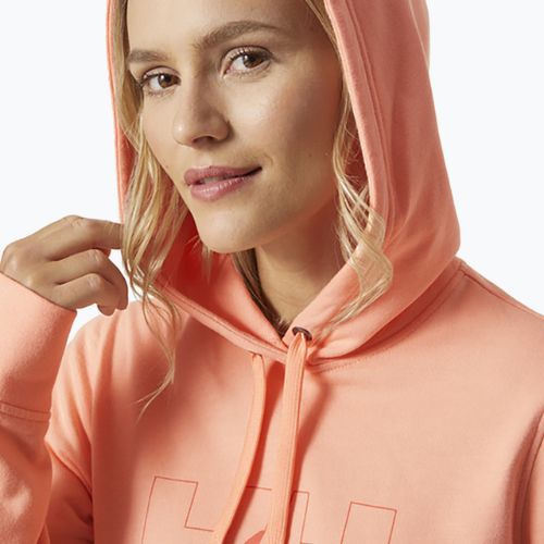 Кофта трекінгова жіноча Helly Hansen Nord Graphic Pullover Hoodie помаранчева 62981_058