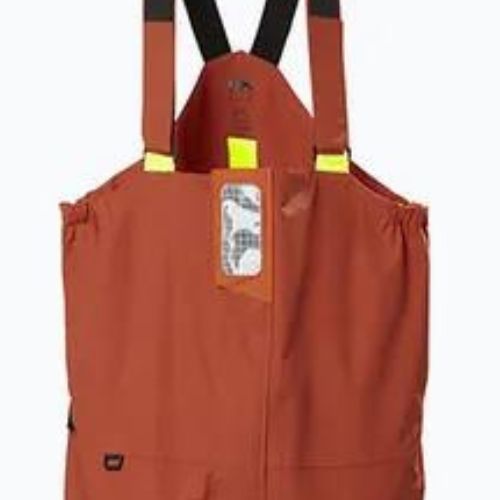 Штани для вітрильного спорту чоловічі Helly Hansen Newport Coastal Bib червоні 34267_308