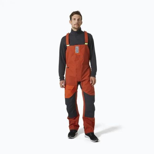 Штани для вітрильного спорту чоловічі Helly Hansen Newport Coastal Bib червоні 34267_308