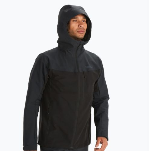 Куртка софтшел чоловіча Marmot ROM GORE-TEX Infinium Hoody чорна M12360001