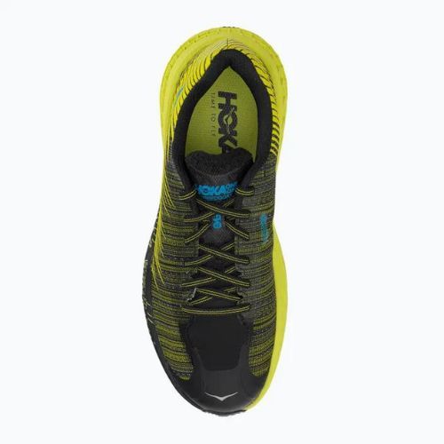 Кросівки для бігу жіночі HOKA Evo Speedgoat чорно-жовті 1111430-CIB