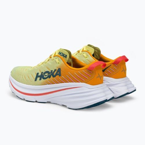 Кросівки для бігу чоловічі HOKA Bondi X біло-жовті 1113512-WEPR